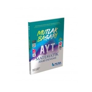 MUBA | MUTLAK BAŞARI AYT MATEMATIK 20X40 DENEME - 2024