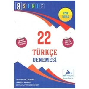 PARAF | 8. SINIF TÜRKÇE 22'Lİ BRANŞ DENEME - 2024