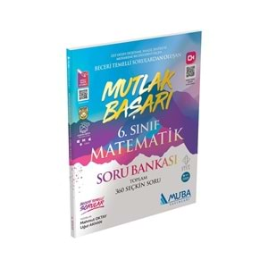 MUBA | 6. SINIF MUTLAK BAŞARI MATEMATIK SORU BANKASI - 2024