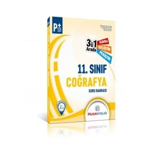 PUAN | 11.SINIF COĞRAFYA 3'Ü 1 ARADA SORU BANKASI - 2023