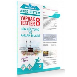 DAMLA | 8. SINIF YENİ NESİL DİN KÜLTÜRÜ VE AHLÂK BİLGİSİ YAPRAK TESTLER - 2022