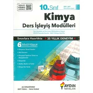 AYDIN | 10. SINIF KİMYA DERS İŞLEYİŞ MODÜLLERİ - 2022