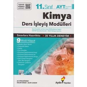 AYDIN | 11. SINIF AYDIN KIMYA DERS İŞLEYIŞ MODÜLLERI - 2024