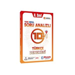 PUAN | 8.SINIF TÜRKÇE 10+1 DENEME - 2023