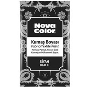 NOVACOLOR | KUMAS BOYASİ TOZ SİYAH 12 GR - NC-904