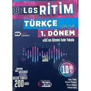 İŞLEYENZEKA | 8. SINIF LGS RİTİM *1.DÖNEM* TÜRKÇE - 2021