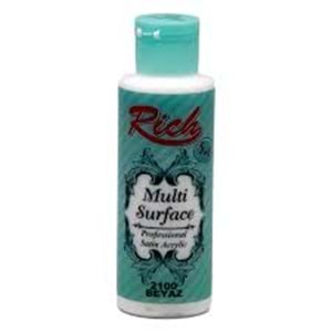 RİCH | MULTİSURFACE AKRİLİK BOYA 120 cc 2100 BEYAZ