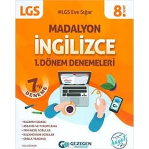 GEZEGEN | 8.SINIF MADALYON İNGİLİZCE 1. DÖNEM DENEMELERİ (7'Lİ ) - 2022