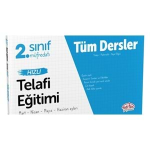 DATA | EDİTÖR 2.SINIF TÜM DERSLER TELAFİ EĞİTİMİ - 2022