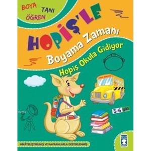 TİMAŞ | HOPİŞ OKULA GİDİYOR - HOPİŞLE BOYAMA ZAMANI