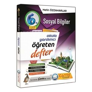 ÇANTA | 6.SINIF DEFTER ÖĞRETEN SOSYAL BİLGİLER - 2022