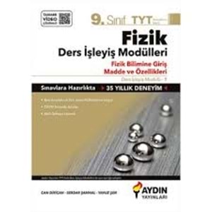 AYDIN | 9. SINIF FIZIK DERS İŞLEYIŞ MODÜLLERI - 2024