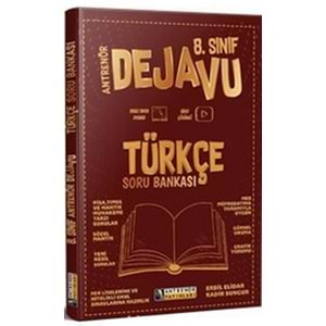 ANTRENÖR | 8. SINIF DEJAVU TÜRKÇE SORU BANKASI - 2022