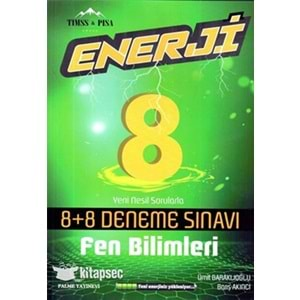 PALME | 8.SINIF ENERJİ FEN BİLİMLERİ 8+8 DENEME SINAVI - 2022