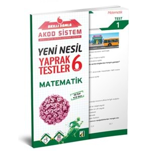 DAMLA | 6. SINIF YENİ NESİL MATEMATİK YAPRAK TESTLER - 2022