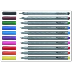 FABERCASTELL | GRİP FİNEPEN 0.4 MM GRİ