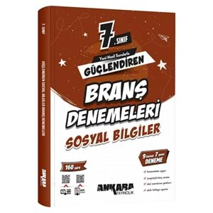 ANKARA | 7. SINIF SOSYAL BİLGİLER BRANŞ DENEME -2026
