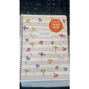 KESKİNCOLOR | 16,50*22,5 80YP.ÇİZGİLİ KARTON KP. SPR.BLUME DEFTER - 386641-99