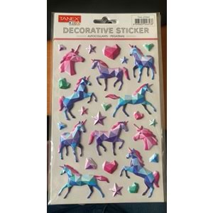 TANEX | TNX-25364 PUFFY UNICORN 3D SERİSİ