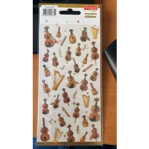 TANEX | TNX-5125 PUFFY MÜZİK ALETLERİ STİCKER -6 SERİSİ
