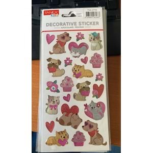 TANEX | TNX-27114 PUFFY AŞIK KEDİ VE KÖPEK SERİSİ