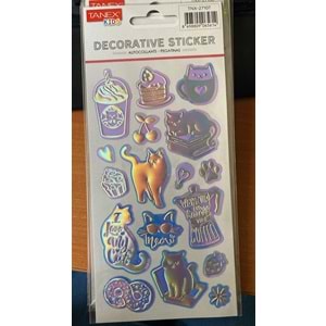TANEX | TNX-27107PUFFY PARLAK ŞEKER KEDİ SERİSİ