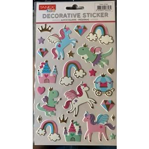 TANEX | TNX-27161 PUFFY UNICORN KRALLIK SERİSİ