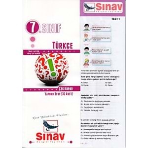 SINAV | 7. SINIF TÜRKÇE Y.T. (24 Test) - 2020
