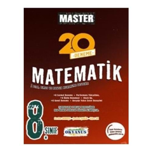 OKYANUS | 8. SINIF MASTER 20 MATEMATİK DENEMESİ - 2022