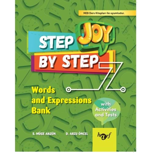 STEPBYSTEP | 7.SINIF JOY ENGLİSH WORDS AND EXPRESSİONS BANK - 2020