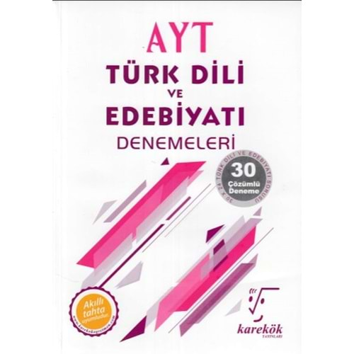 KAREKÖK | AYT EDEBİYAT DENEMELERİ KİTABI - 2022