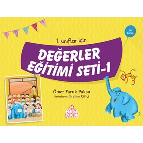 NESİL | DEĞERLER EĞİTİMİ SETİ-1 (1.SINIFLAR İÇİN)_10 KİTAP
