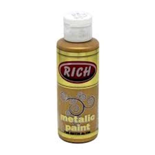 RİCH | METALİK BOYA 120 CC ANTİK ALTIN - MET-120-0726