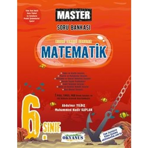 OKYANUS | 6. SINIF MASTER MATEMATİK SORU BANKASI- 2022