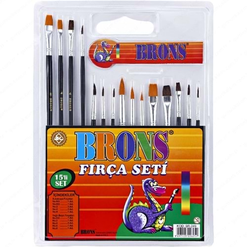 BRONS | FİRCA SETİ 15 Lİ - BR-249