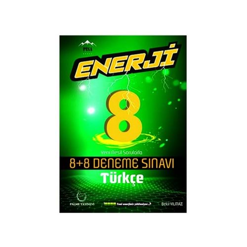 PALME | 8.SINIF ENERJİ TÜRKÇE 8+8 DENEME SINAVI - 2022