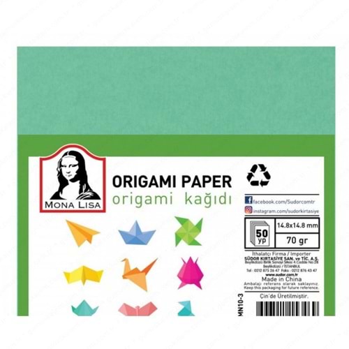 MONALİSA | Origami Kağıdı 15x15 50 yap.