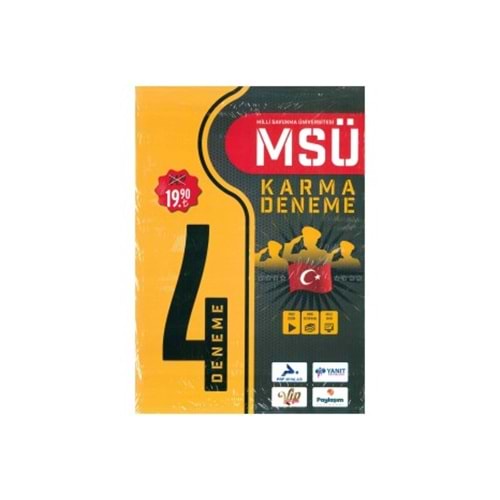 PARAF | MSÜ (Milli Sav. Üniv.) KARMA 4 FASİKÜL DENEME - 2024