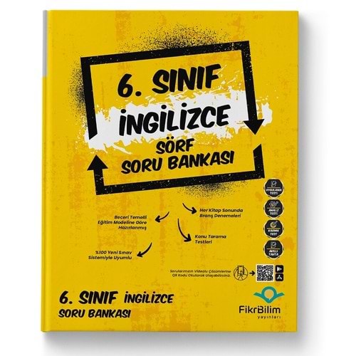 FİKRİBİLİM | 6.SINIF İNGİLİZCE SORU BANKASI - 2022