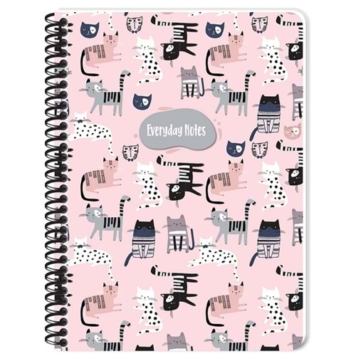 KESKİNCOLOR | ANİMALS FRİENDS DEFTER 16x22,5 80 YP. SPR KARTON KAPAK KAR.