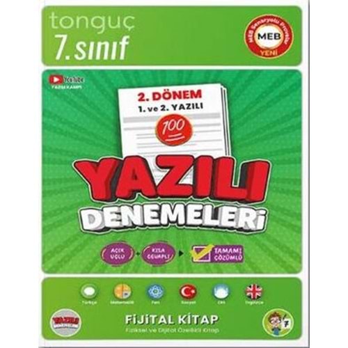 TONGUÇ | 7. SINIF 2. DÖNEM 1 VE 2. YAZILI DENEMELERİ - 2024