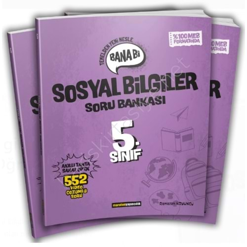 MARATON | 5.SINIF BANA Bİ SOSYAL BİLGİLER SORU BANKASI - 2025