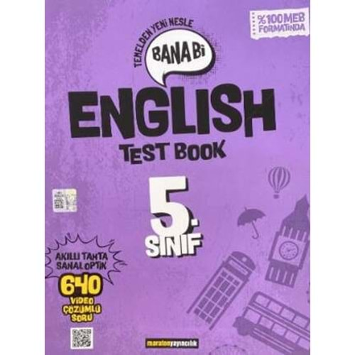 MARATON | 5.SINIF BANA Bİ ENGLİSH TEST BOOK - 2025