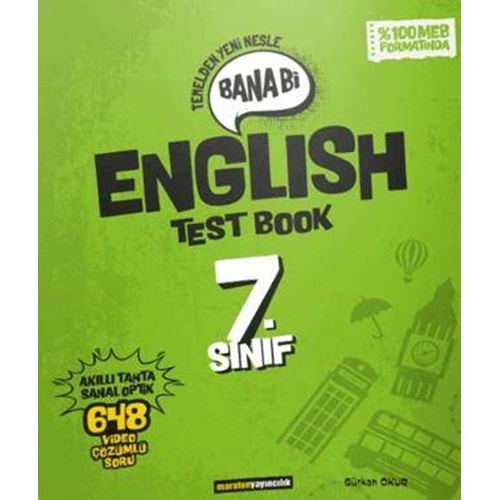 MARATON | 7.SINIF BANA Bİ ENGLİSH TEST BOOK - 2025