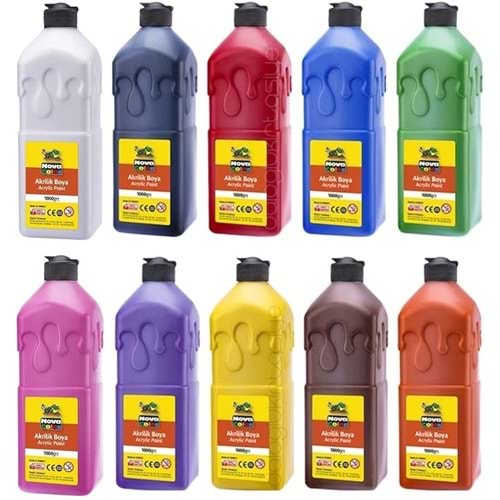 NOVACOLOR | AKRİLİK BOYA 180 gr SİYAH - NC-1006