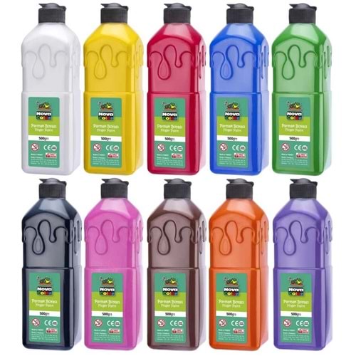 NOVACOLOR | PARMAK BOYASİ 500 GR MAVİ - NC-372