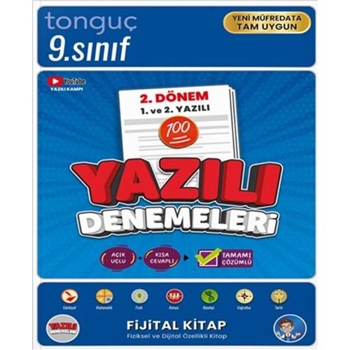 TONGUÇ | 9. SINIF YAZILI DENEMELERİ 2.DÖNEM 1. VE 2. YAZILI - 2025