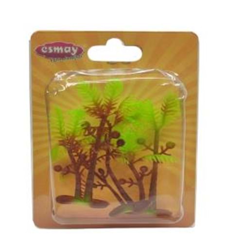 ESMAY | MAKET AĞAÇ KAHVE YEŞİL 8 CM A1612