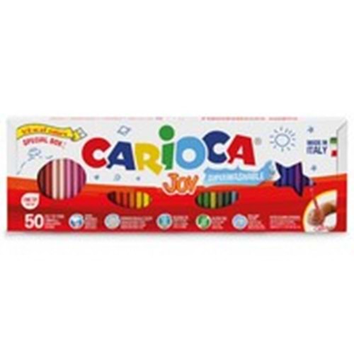 CARİOCA | JOY SÜPER YIKANABİLİR KEÇELİ BOYA KALEMİ 50 Lİ