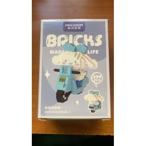 KİWİ | MEKANS MAVİ MOTORLU TAVŞAN 339 PRÇ. LEGO